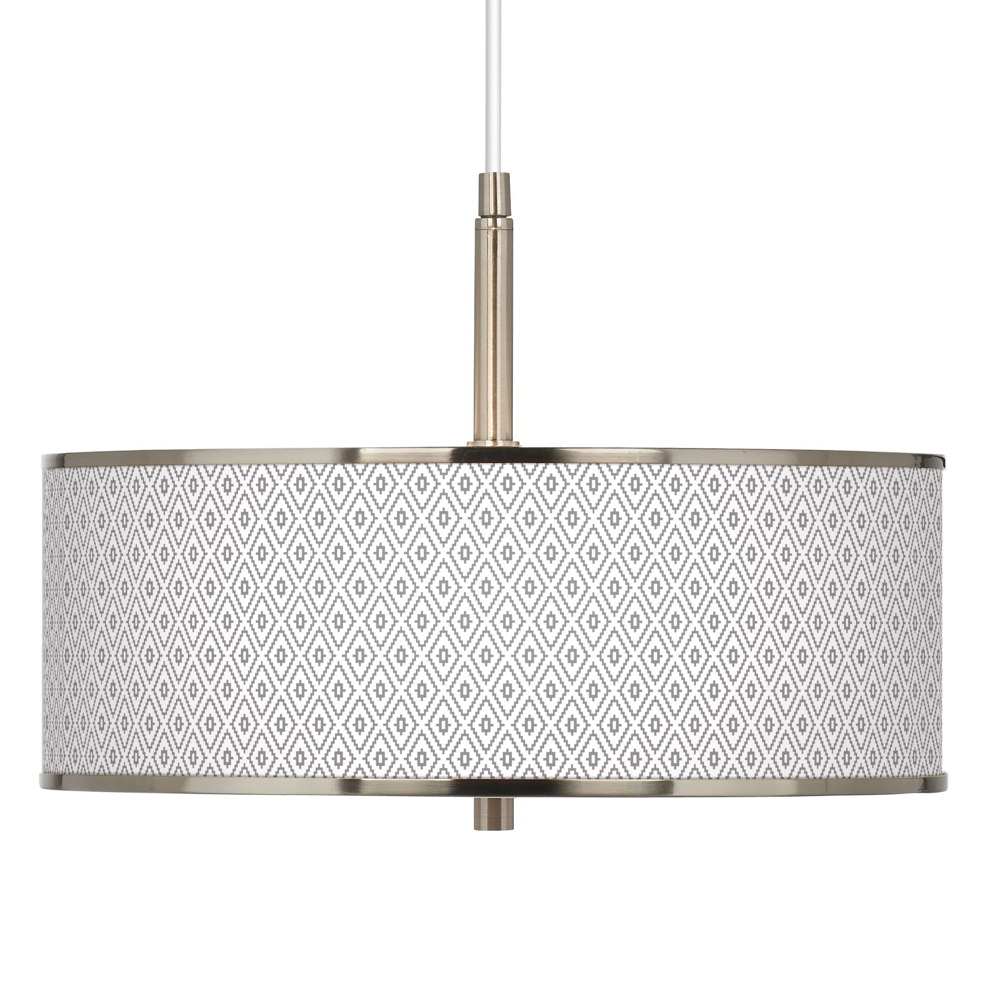 Diamonds Giclee Glow 16" Wide Pendant Light