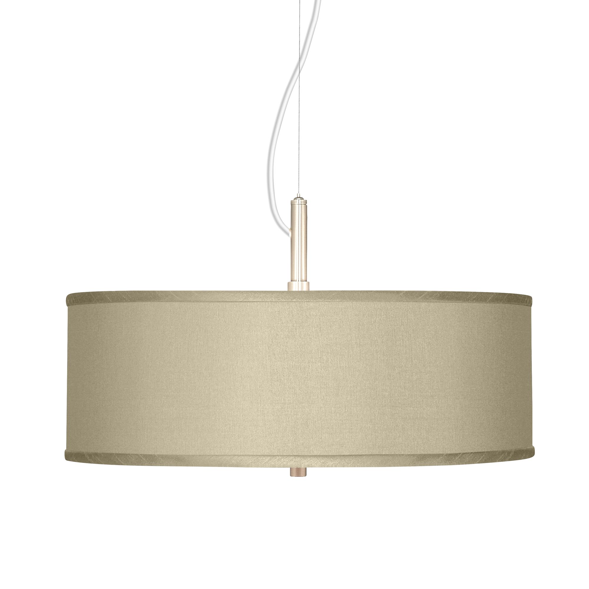 Sesame Faux Silk 20" Wide Pendant Chandelier