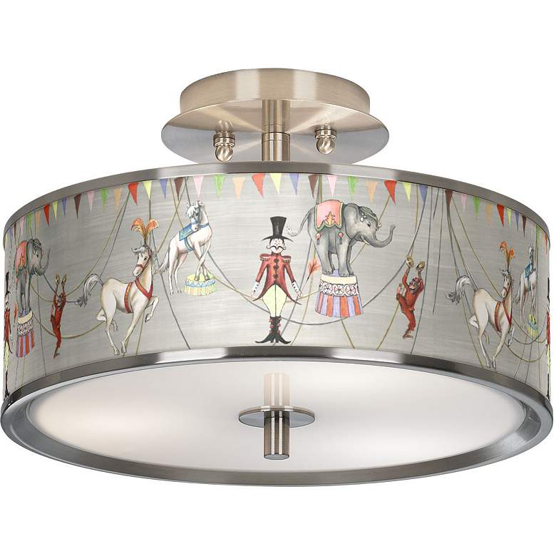 Circus Time Giclee Glow 14&quot; Wide Ceiling Light
