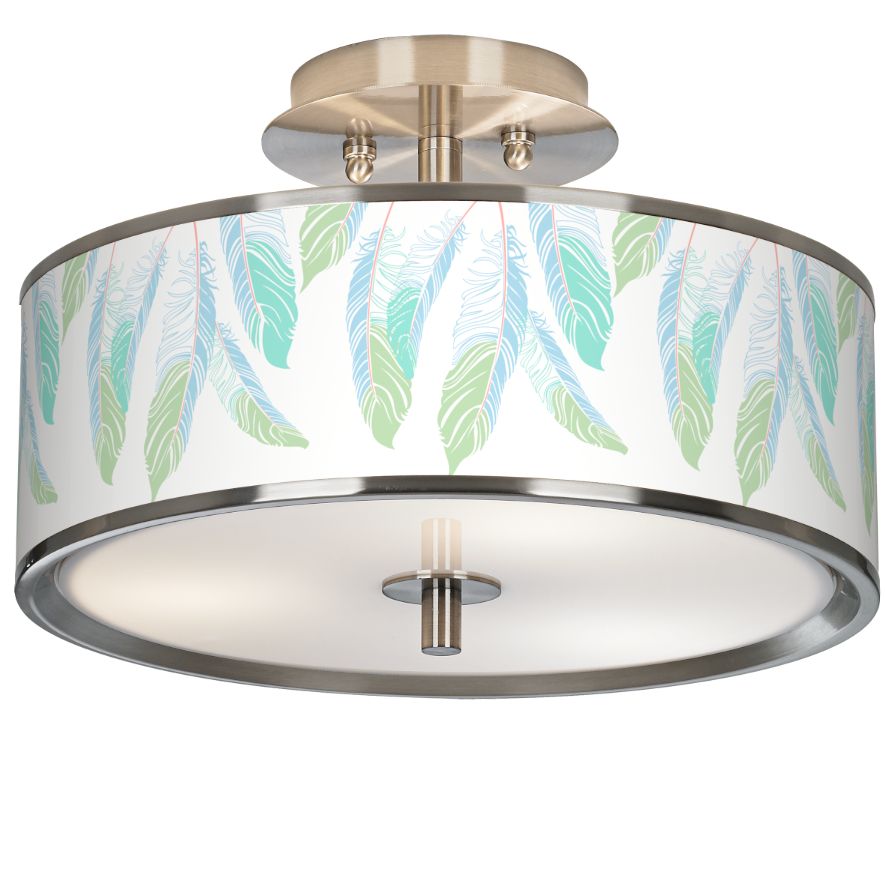 Light as a Feather Giclee Glow 14" Wide Ceiling