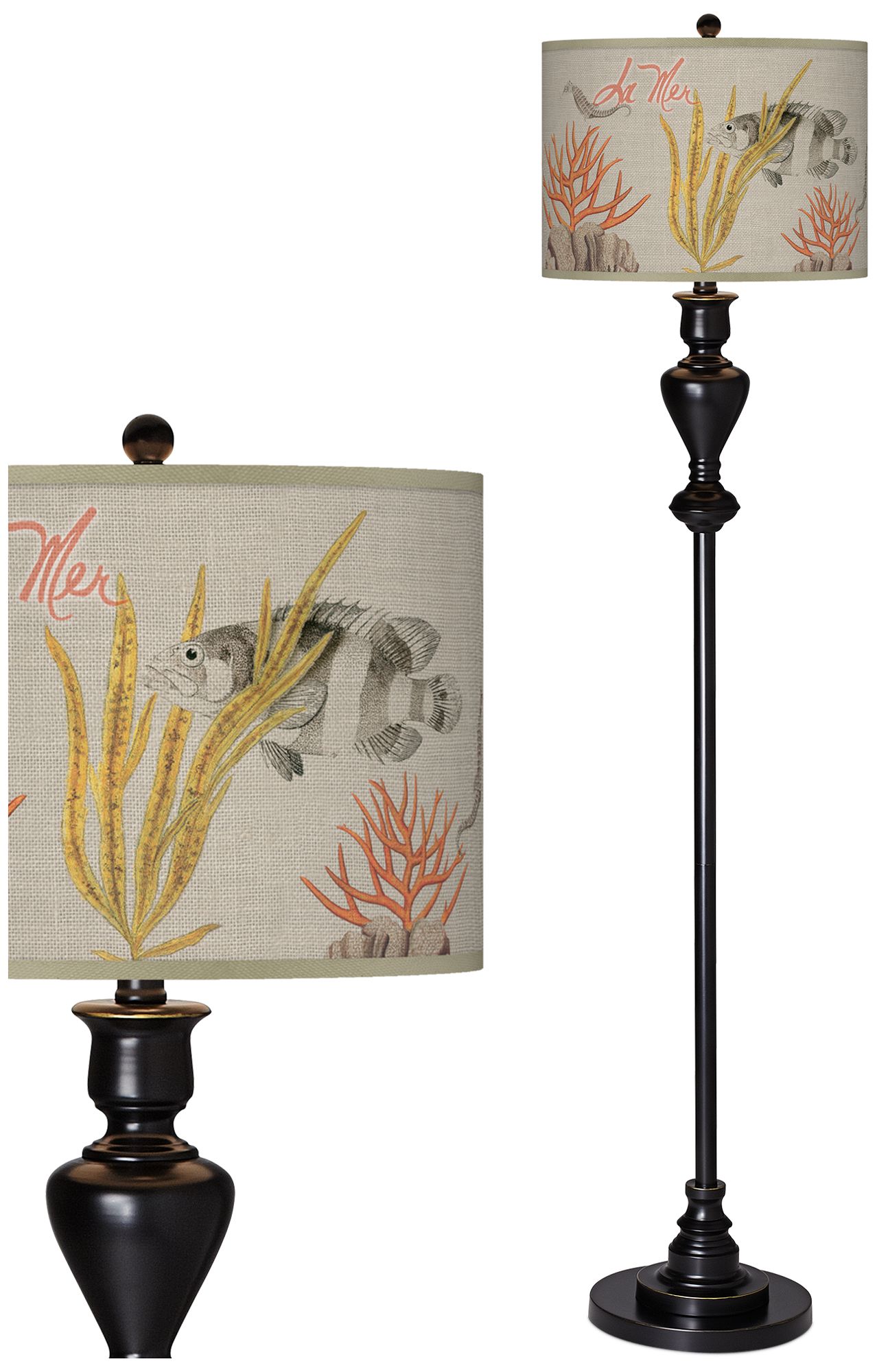49 In 60 In Standard Tropical Floor Lamps Lamps Plus