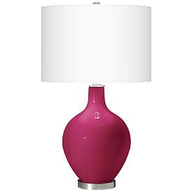 Vivacious Pink Ovo Table Lamp
