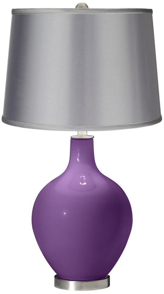 purple table lamp shade