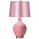 Haute Pink - Satin Pale Pink Shade Ovo Table Lamp