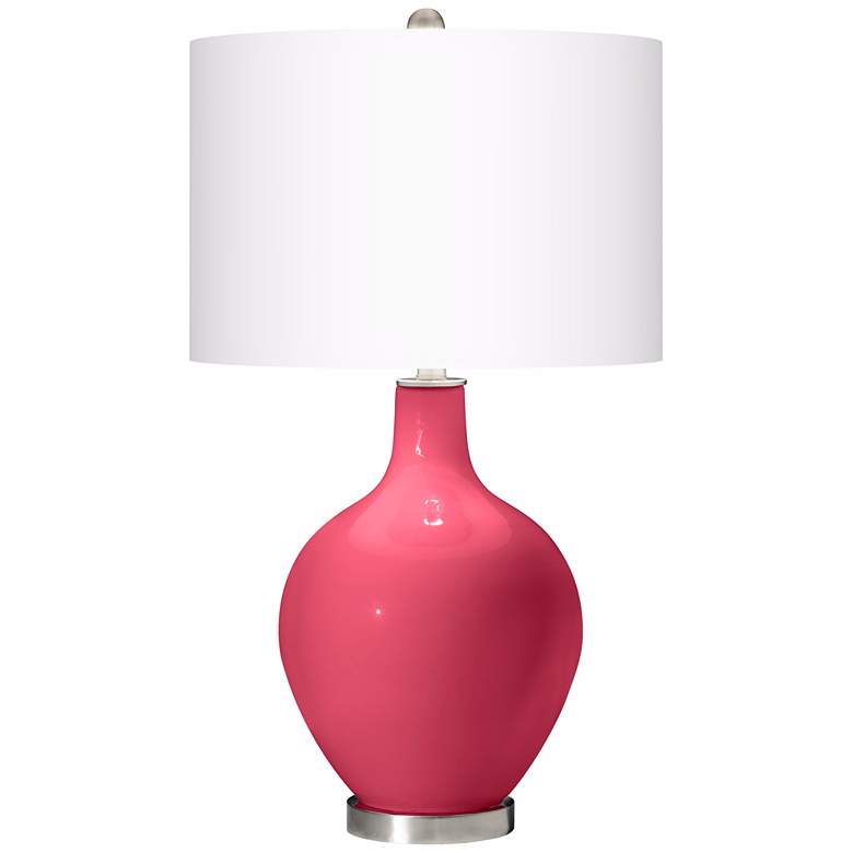 Image 2 Eros Pink Ovo Table Lamp