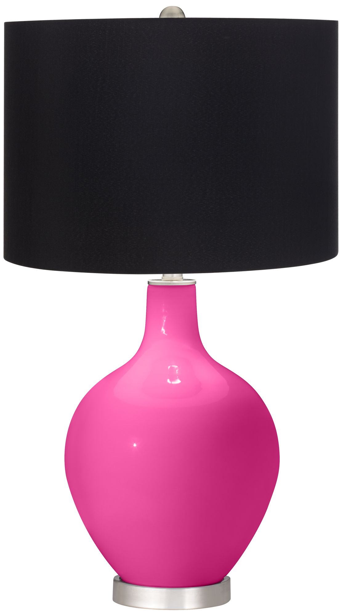 fuschia pink table lamp