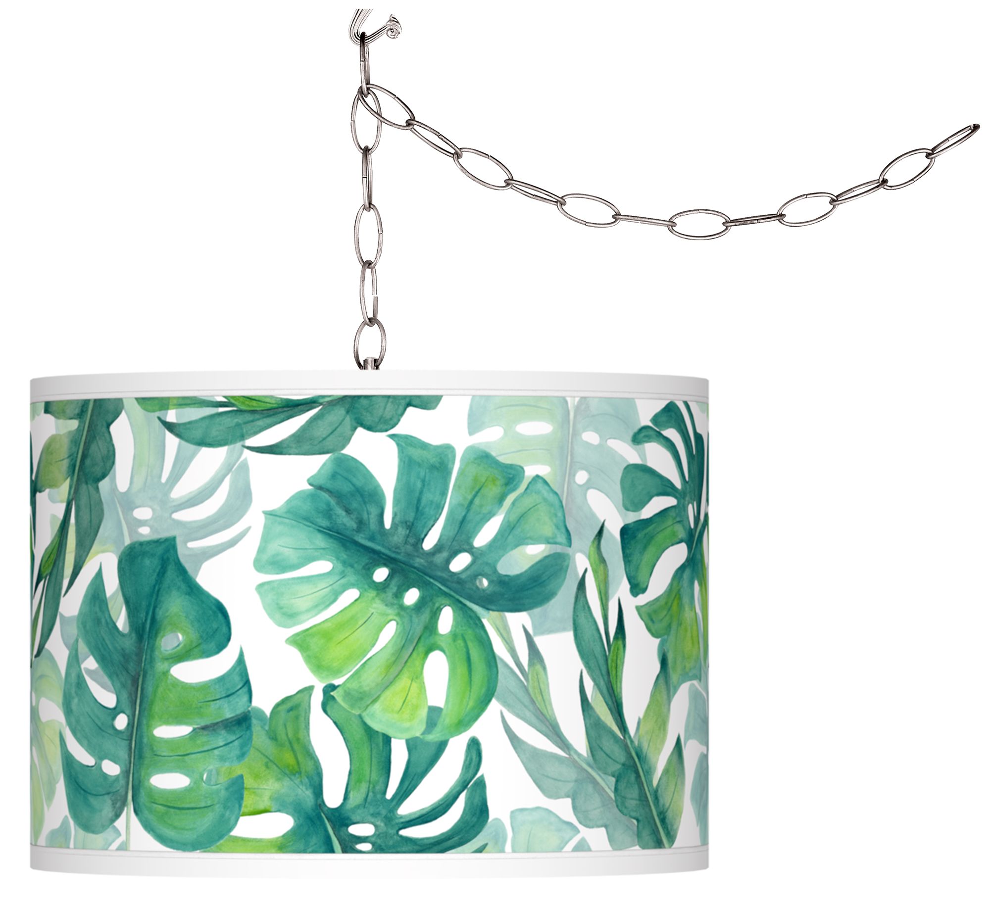 Tropica Giclee Glow Plug-In Swag Pendant