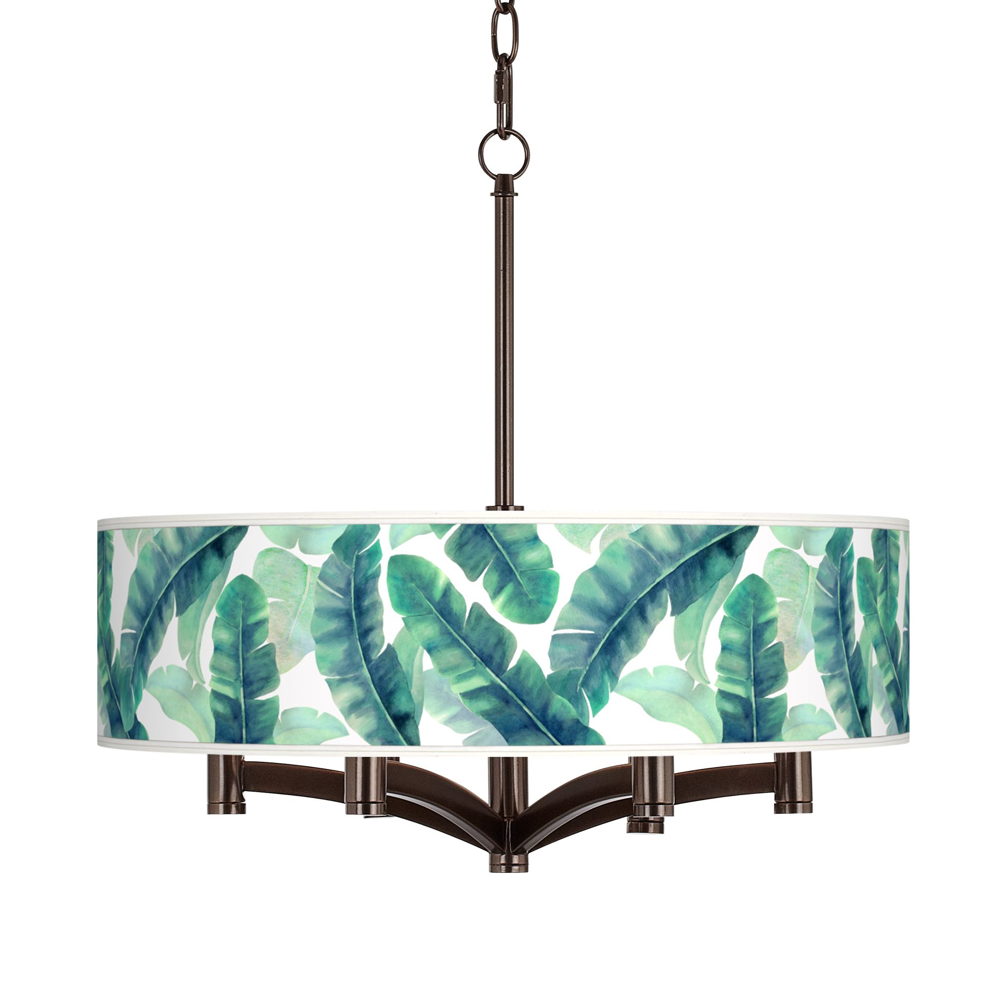 Guinea Ava 6-Light Bronze Pendant Chandelier