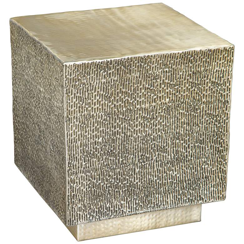 Image 1 Zuo Mono 18" Wide Gold Side Table