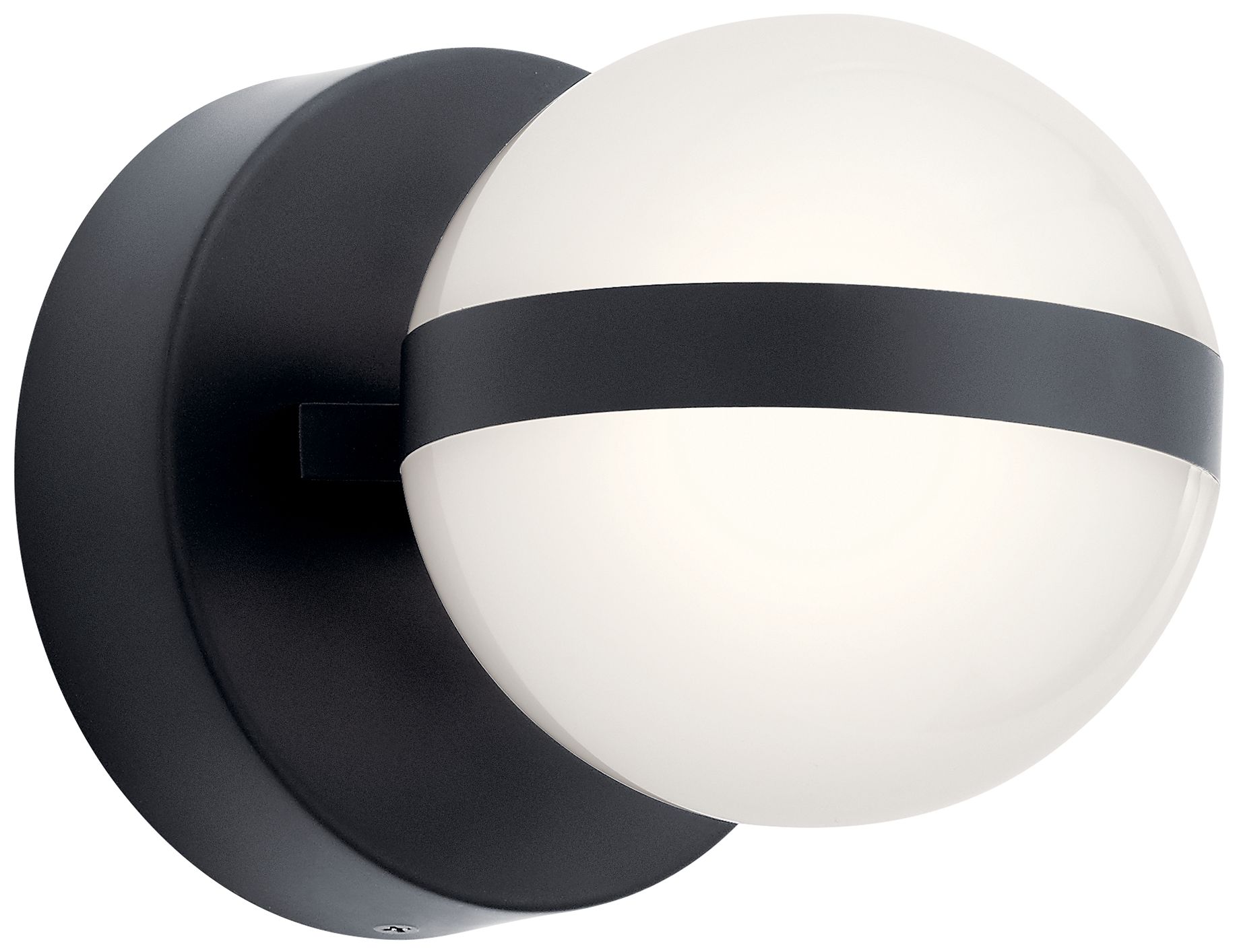 Kichler Brettin 5 1/4" High Matte Black LED Wall Sconce