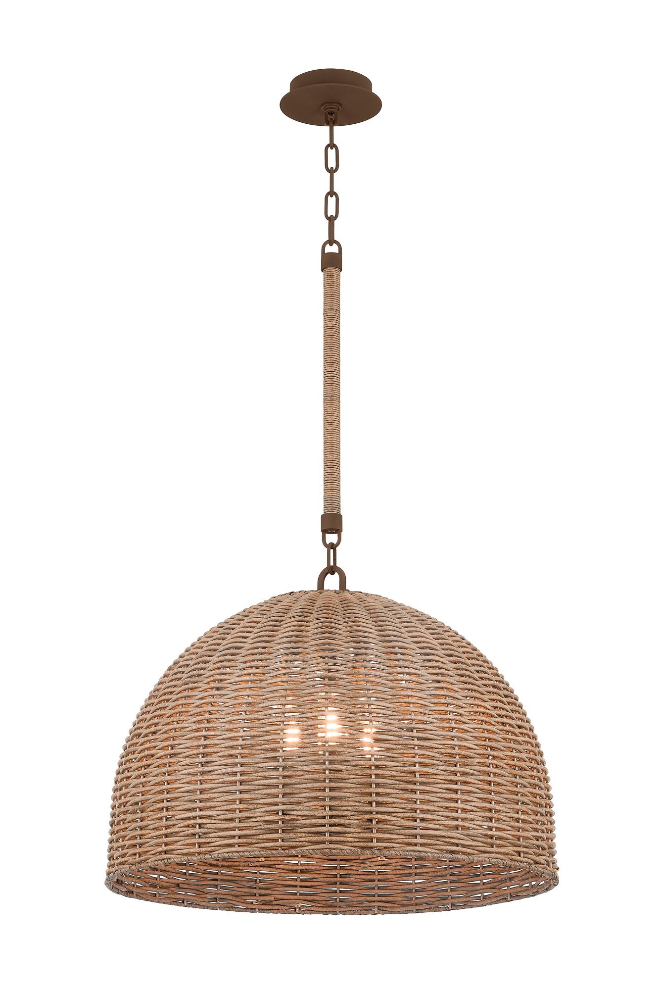 Troy -standard Huxley 24 Inch 3 Lt. Pendant
