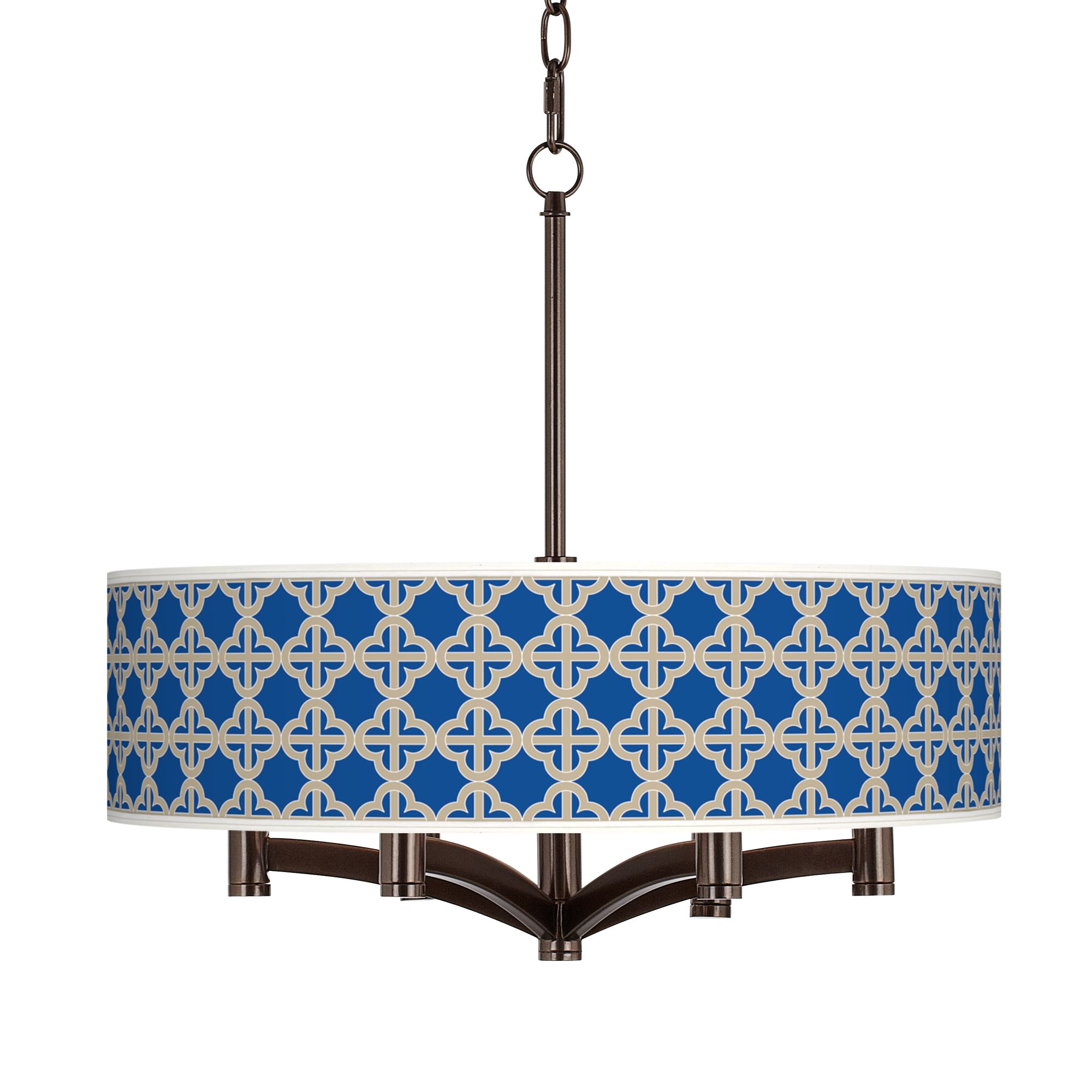 Four Corners Ava 6-Light Bronze Pendant Chandelier