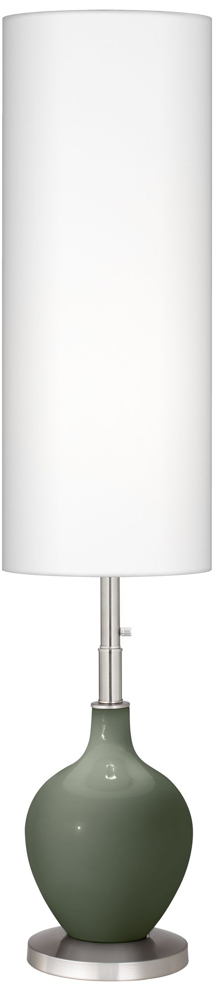 Deep Lichen Green Ovo Floor Lamp