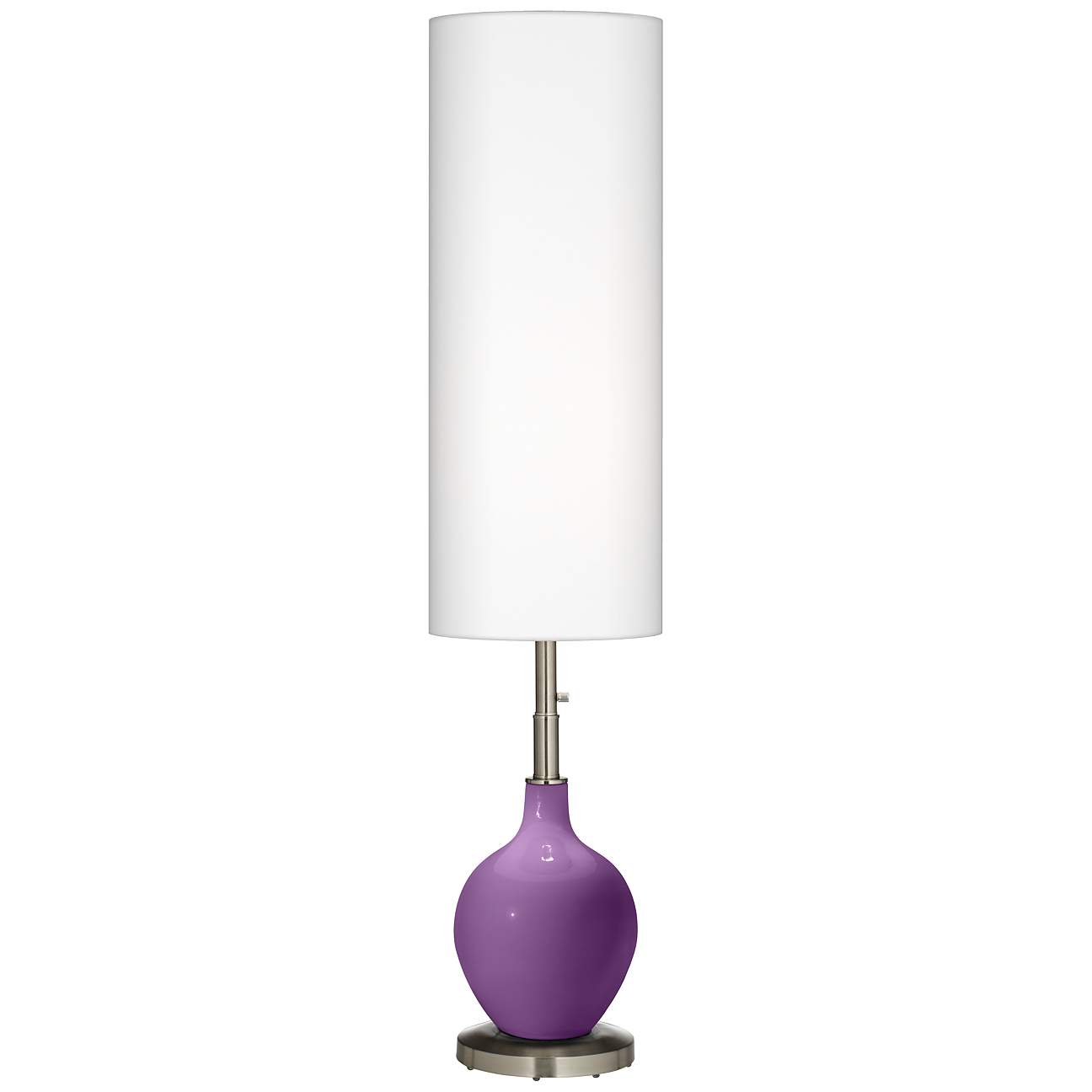 Passionate Purple Ovo Floor Lamp - #29C53 | Lamps Plus