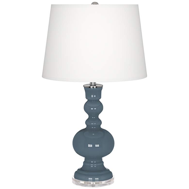 Image 2 Smoky Blue Apothecary Table Lamp