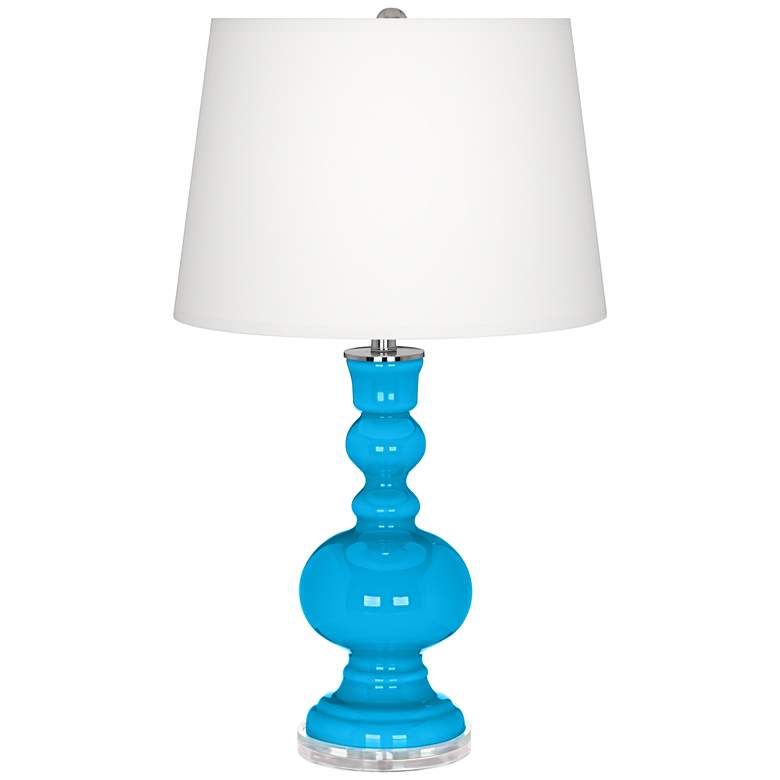Image 2 Sky Blue Apothecary Table Lamp