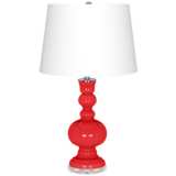 Poppy Red Apothecary Table Lamp