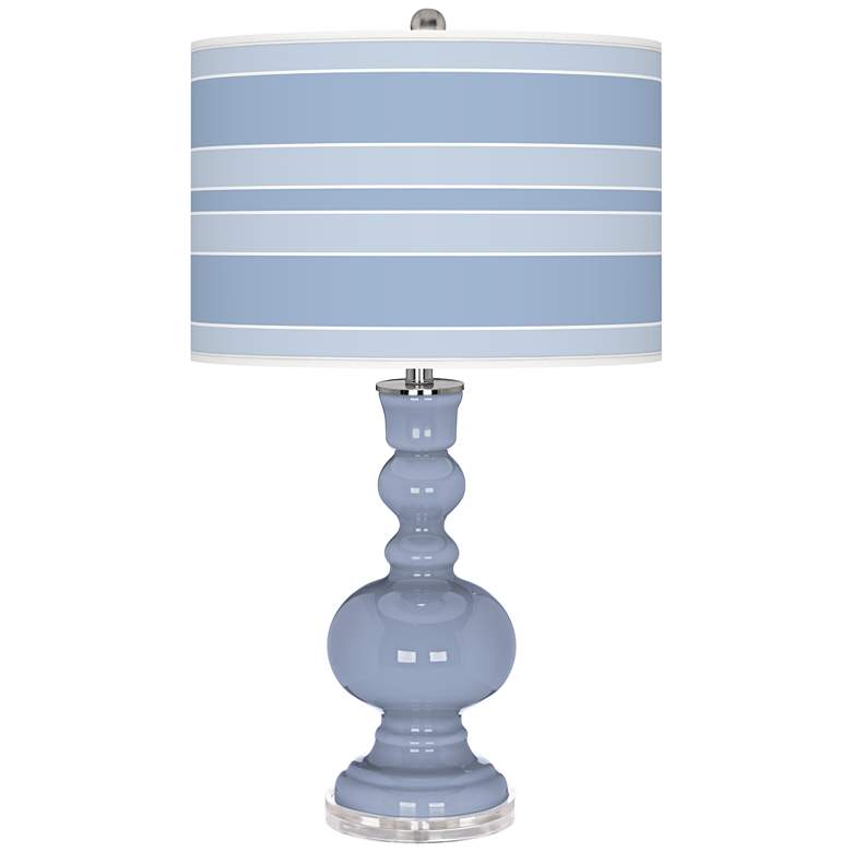 Image 1 Blue Sky Bold Stripe Apothecary Table Lamp