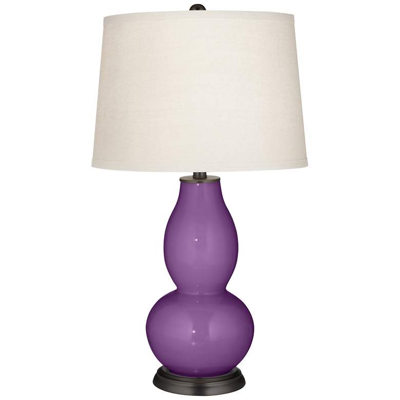 Image 2 Passionate Purple Double Gourd Table Lamp