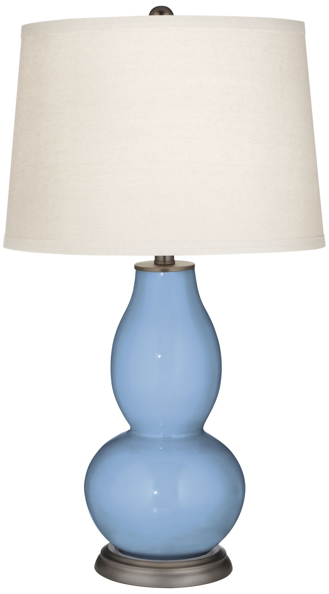 Placid Blue Double Gourd Table Lamp - #29R25 | Lamps Plus