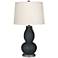 Black of Night Double Gourd Table Lamp