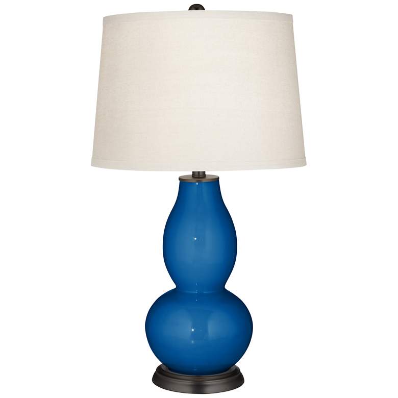 Image 3 Hyper Blue Double Gourd Table Lamp