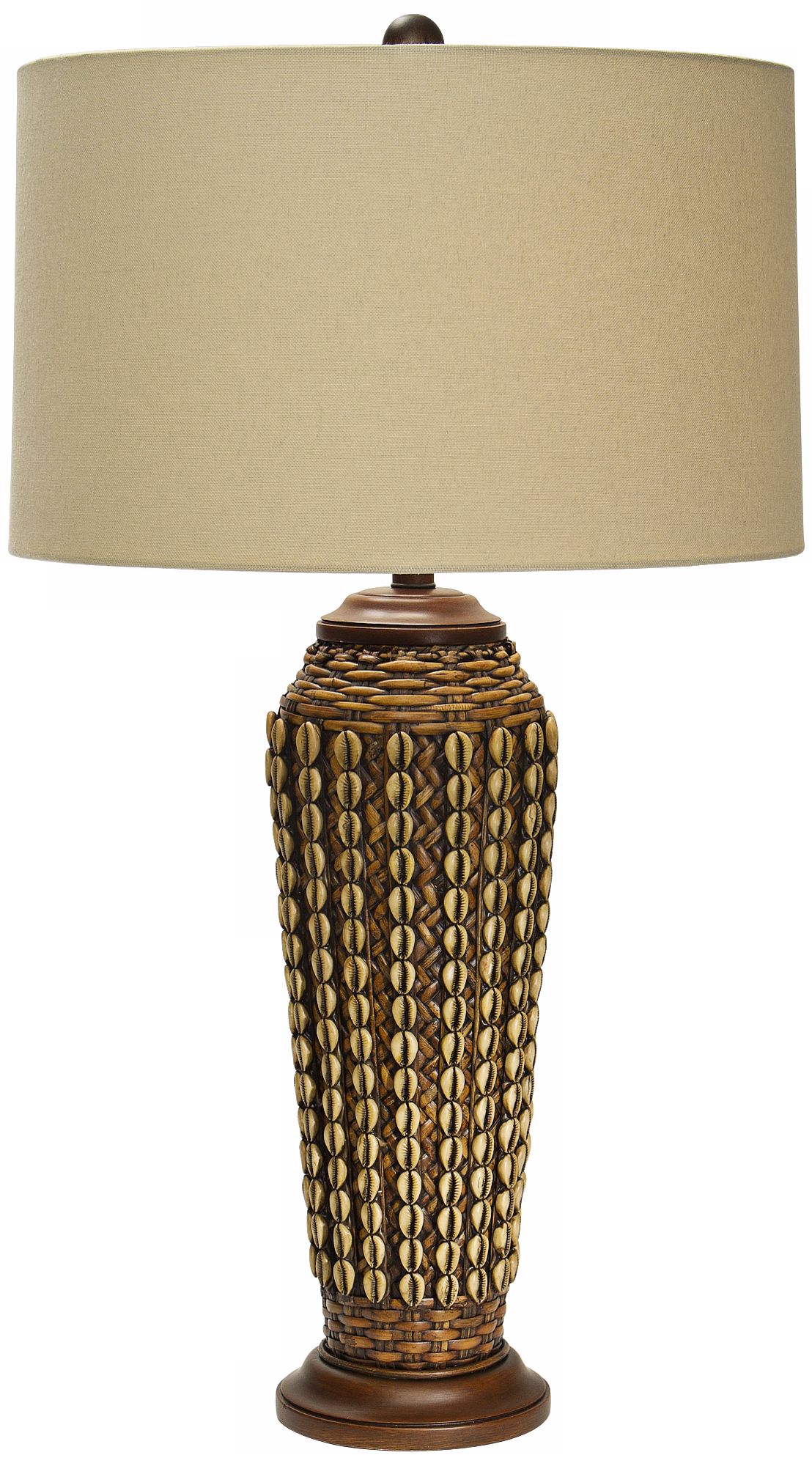 wicker desk lamp