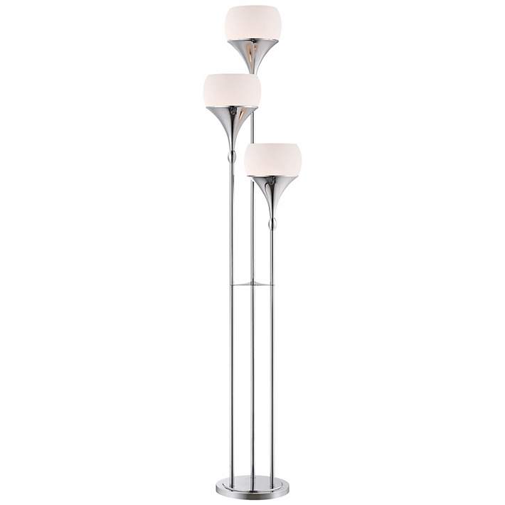 3 Light Modern Floor Lamp, Three Light Floor Lamp