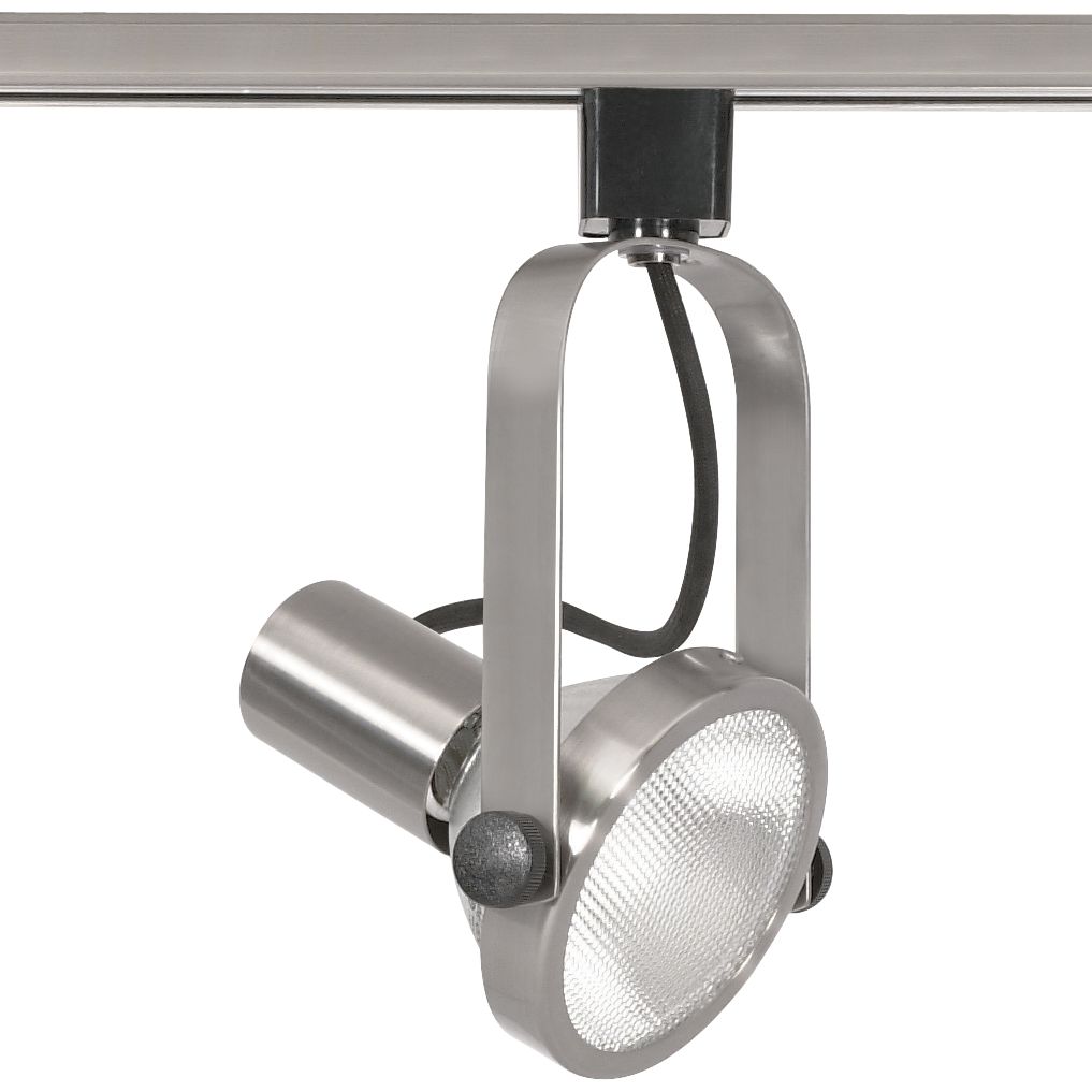 Nuvo Brushed Nickel PAR30 Gimbal Ring Track Head