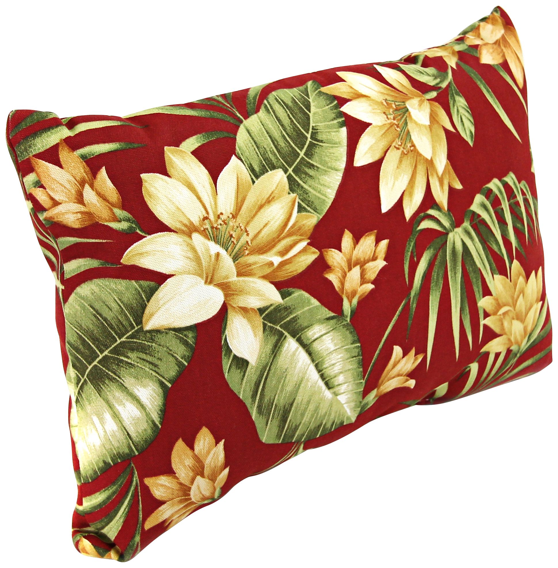 Pompei Cream 18" Various Edge Outdoor Accent Pillow