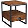 Hammary Baja 24" Square 1-Drawer End Table