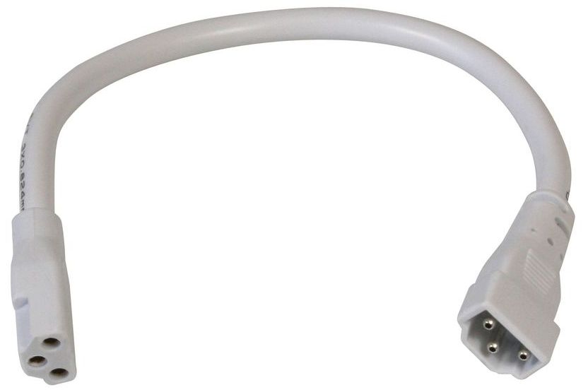 Complete White 12" Long Under Connector Cable 2G353 Lamps Plus