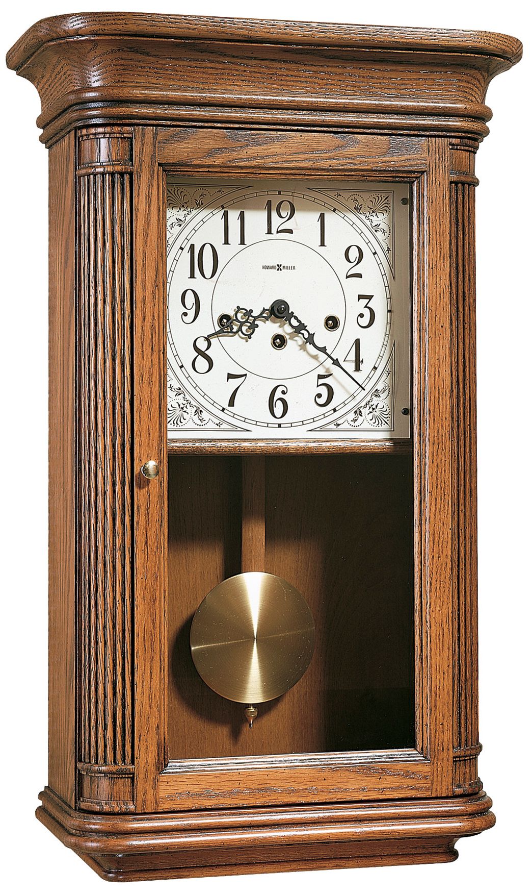 Sandringham 24" Key Wound Pendulum Chiming Wall Clock 2J033 Lamps Plus