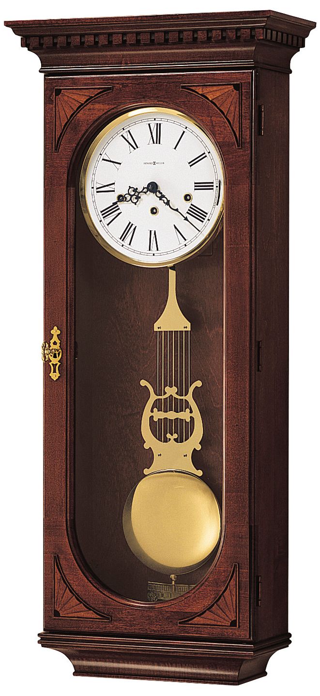Howard Miller Lewis 33 1/2" High Chiming Wall Clock