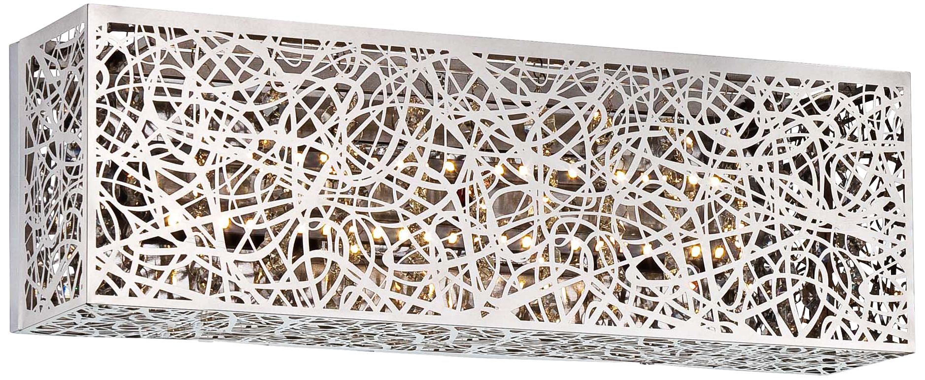 George Kovacs 15 3/4" Wide LED Chrome Bathroom Light