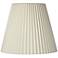 Ivory Pleated Shade 10x17x14.75 (Spider)