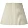 Ivory Pleated Shade 11x19x14.5 (Spider)
