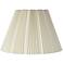 Eggshell Pleated Bell Shade 9.5x19x13 (Spider)