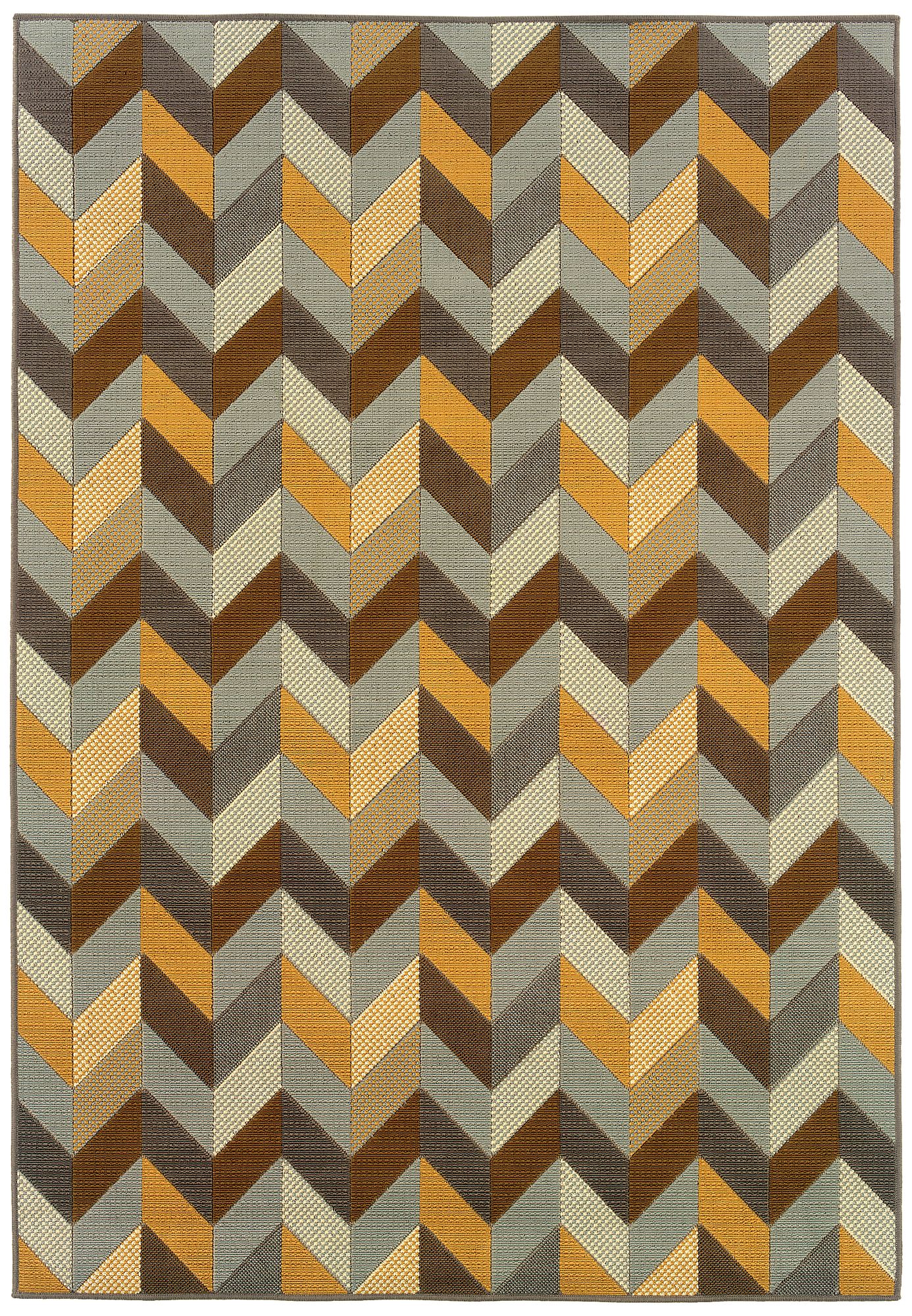 Oriental Weavers Bali 4902X ZigZag Indoor-Outdoor Rug