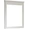 Avanity Windsor White 30" x 36" Rectangular Wall Mirror