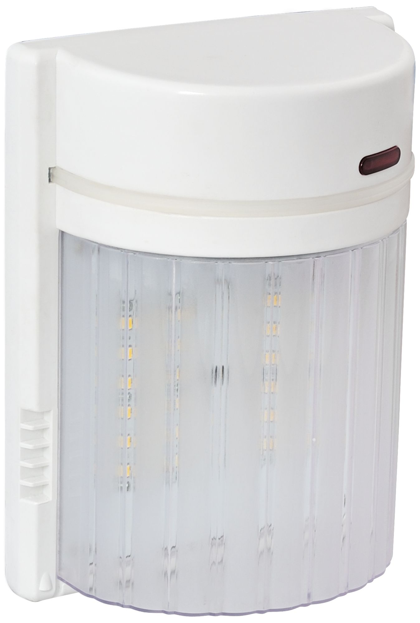 White 10"H Dusk to Dawn LED Outdoor Flood Light 2M942 Lamps Plus