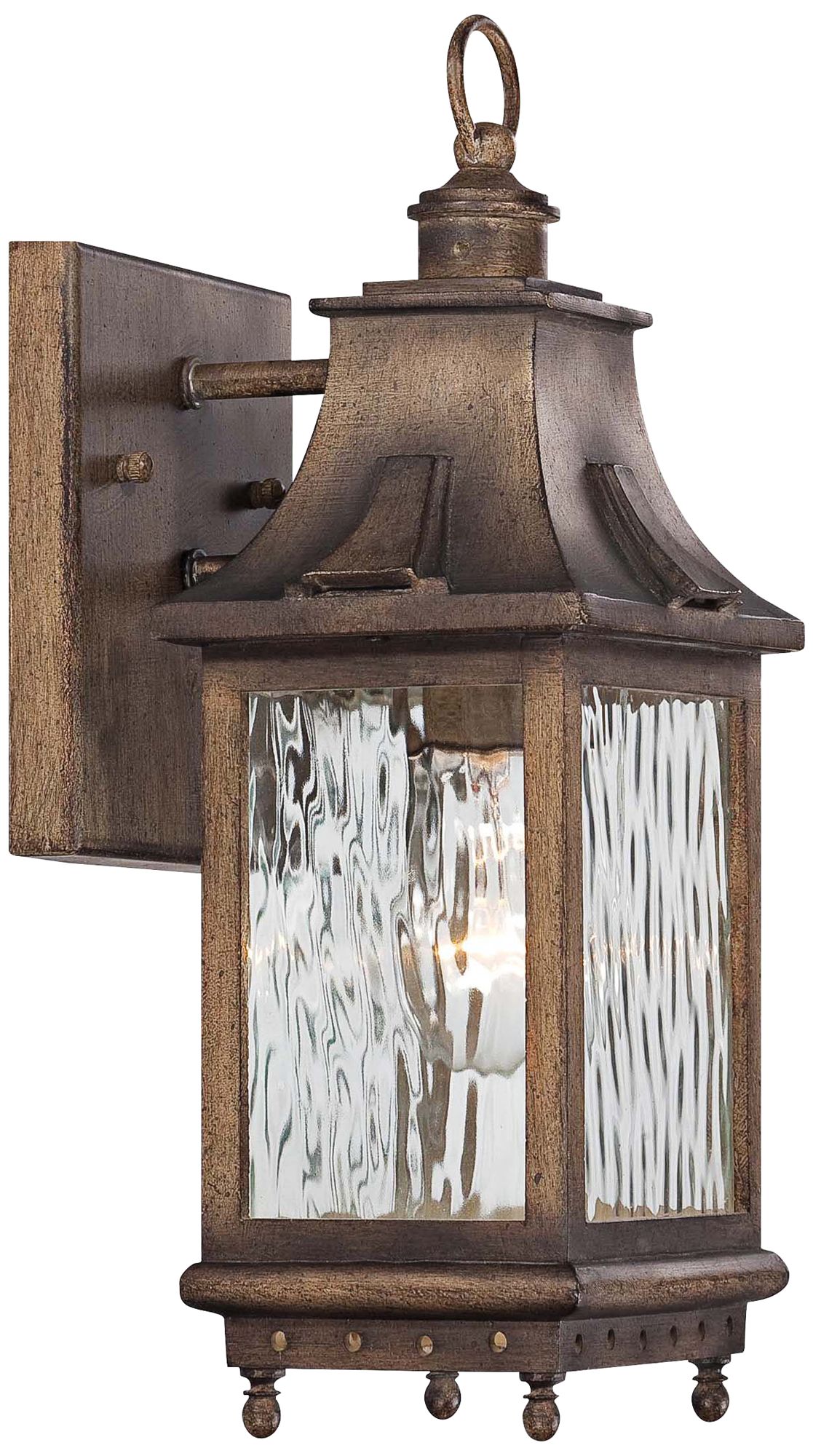 Wilshire Park 13 3/4" High Bronze Outdoor Wall Light