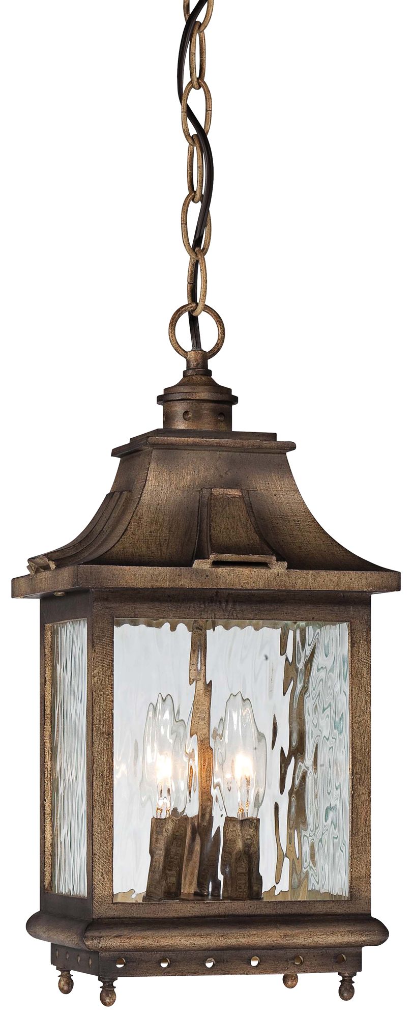 Wilshire Park 16" High Bronze Outdoor Hanging Light