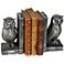 Standing Owl Bookends Set