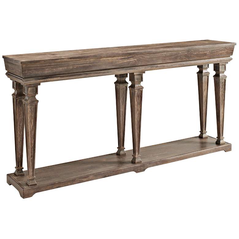 Benjamin 72&quot; Wide Distressed Wood Console Table