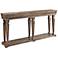 Benjamin 72" Wide Distressed Wood Console Table