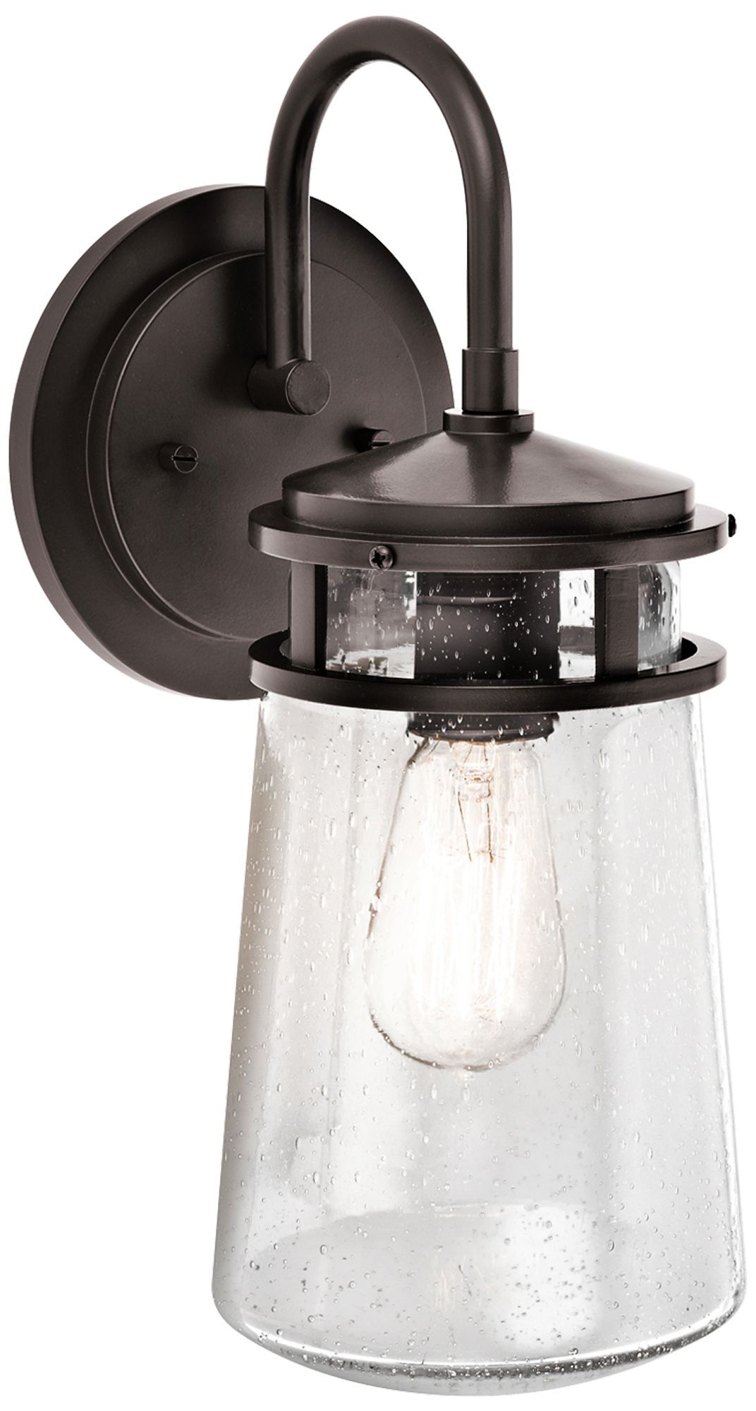 outdoor kichler seedy lyndon glass light lighting lampsplus