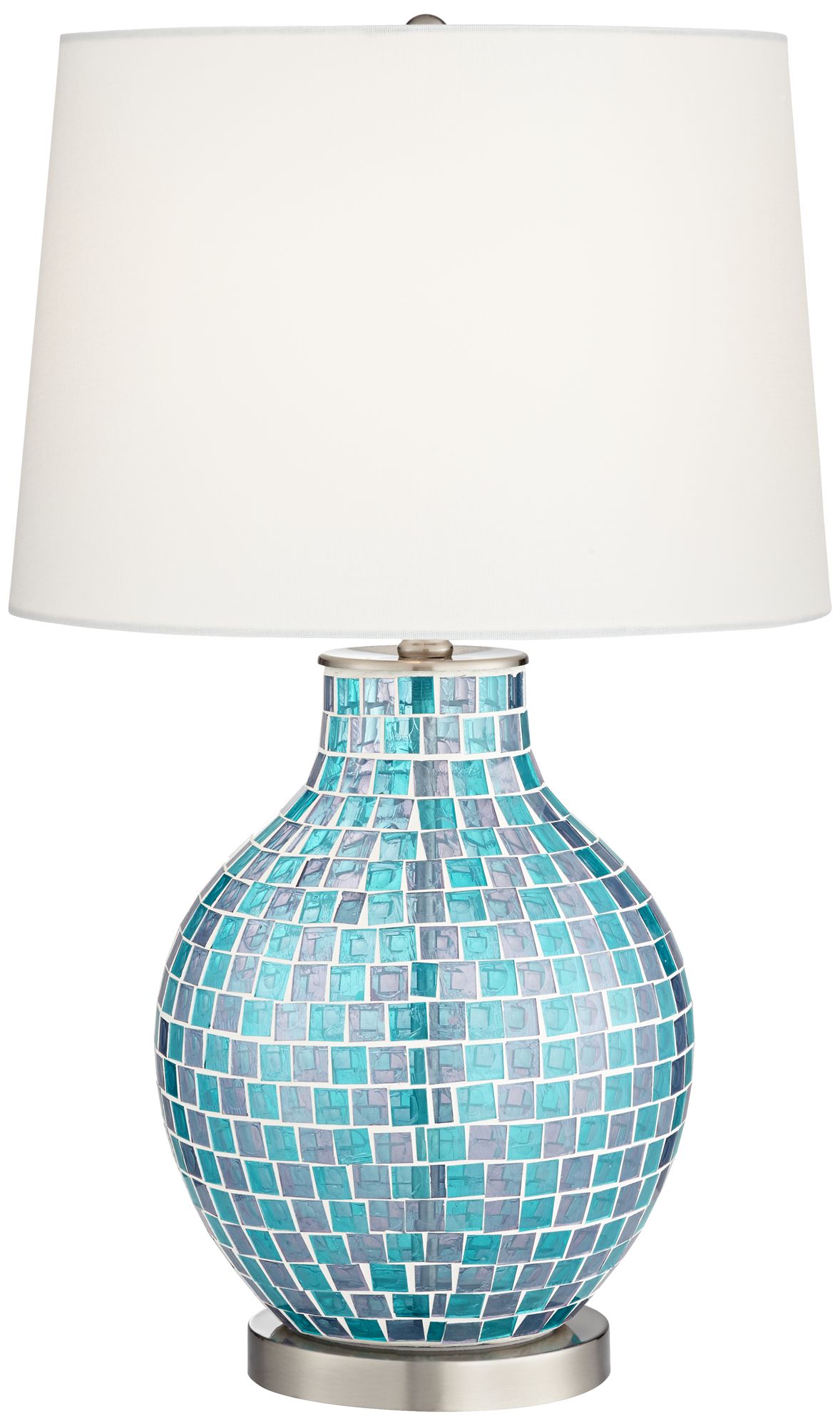 teal blue table lamps