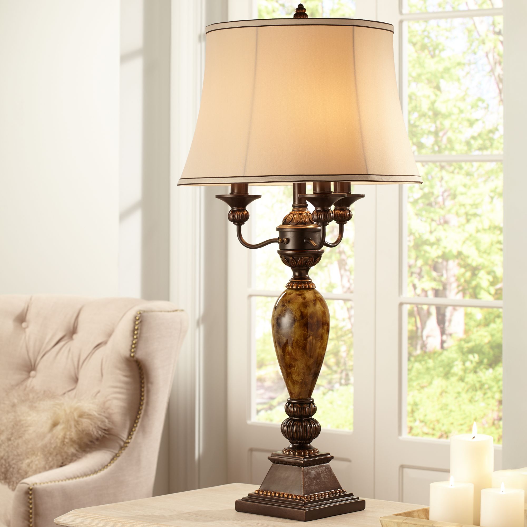 Kathy Ireland Mulholland Traditional Table Lamp 736101632627 eBay