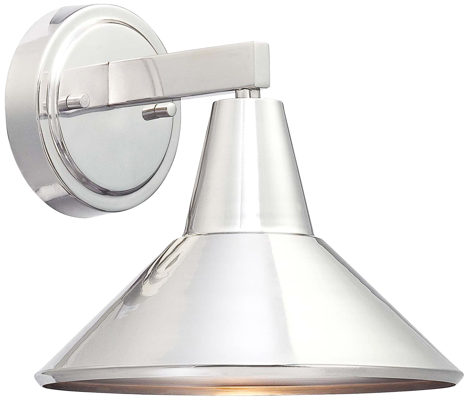 Bay Crest 8 1/4" High Brushed Aluminum Outdoor Wall Light